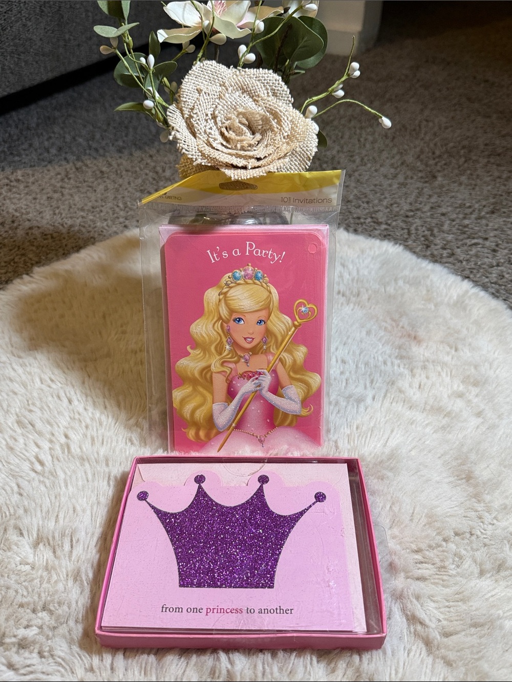 ✨American Greeting Princess To Another Princess Invitations & Thank You Cards✨